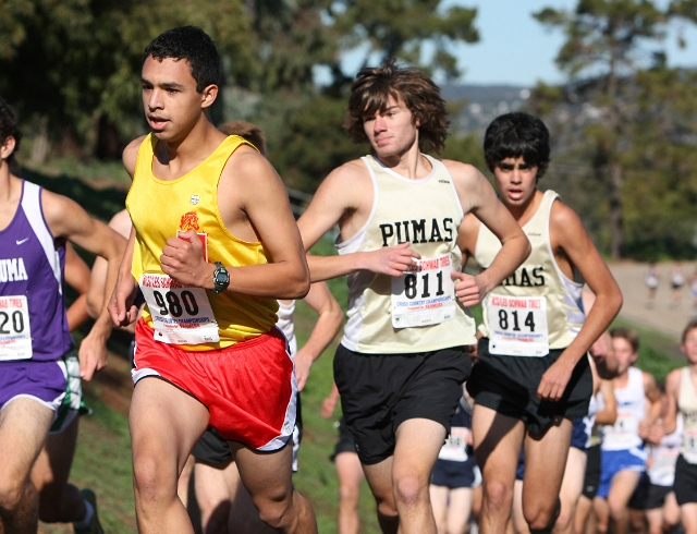 NCS XC D3 Boys-024.JPG - 2009 North Coast Section Cross Country Championships, Hayward High School, Hayward, California